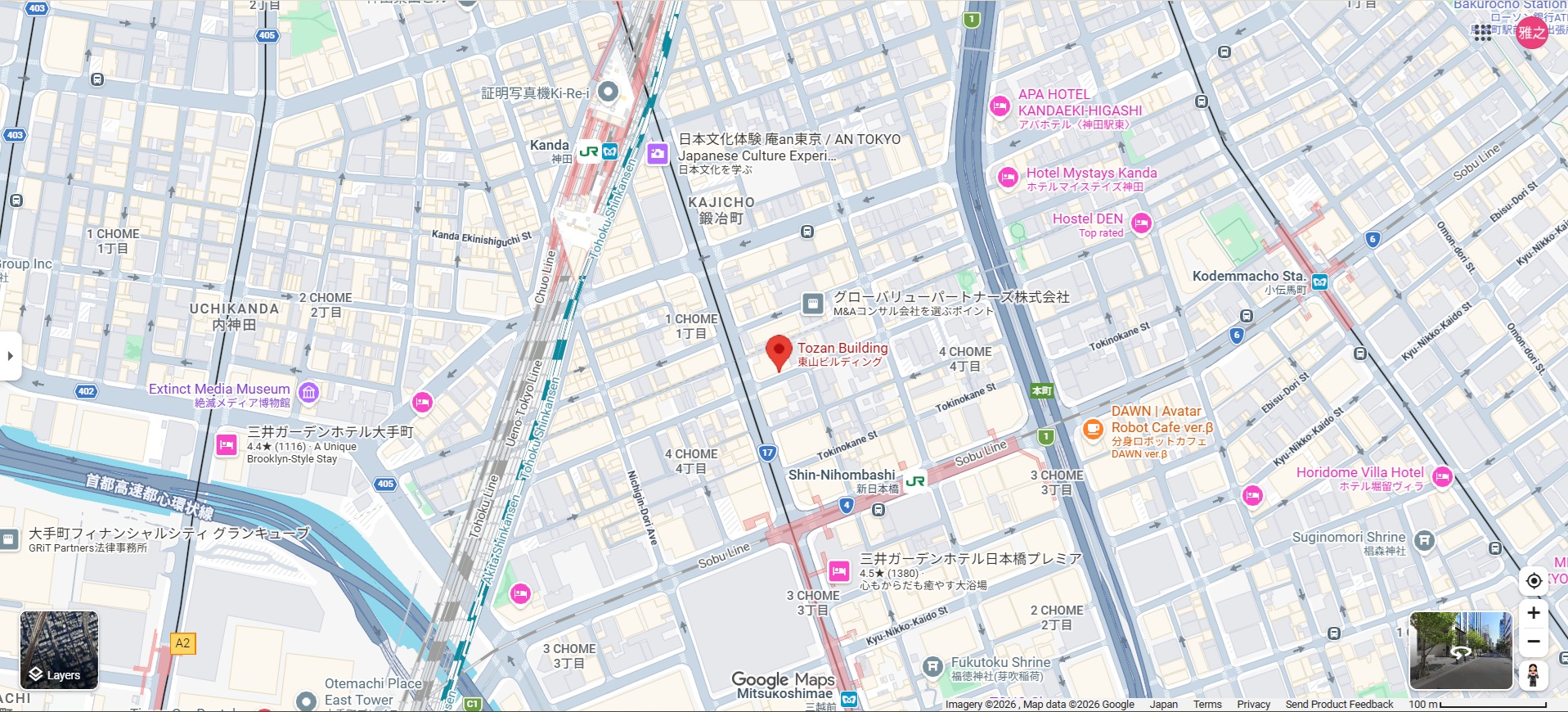 Google Mapへのリンク