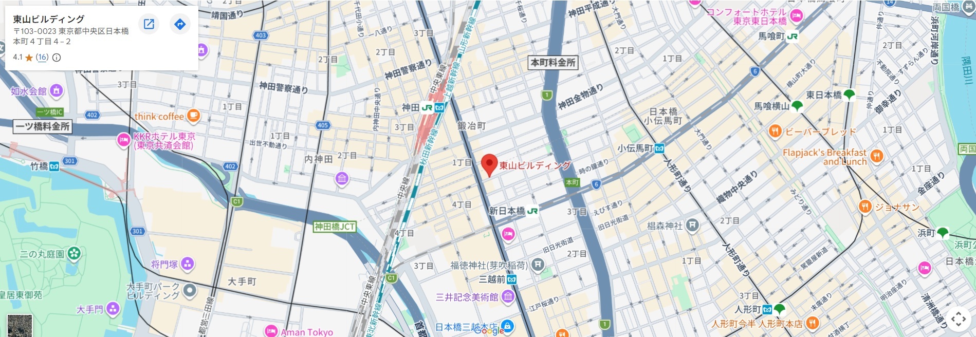 Google Mapへのリンク
